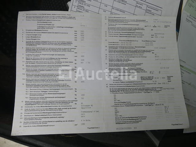 Volkswagen caddy (2012-vin:wv1zzz2kzcx133926) utility truck (voor onderdelen) - afbeelding 5 van  33