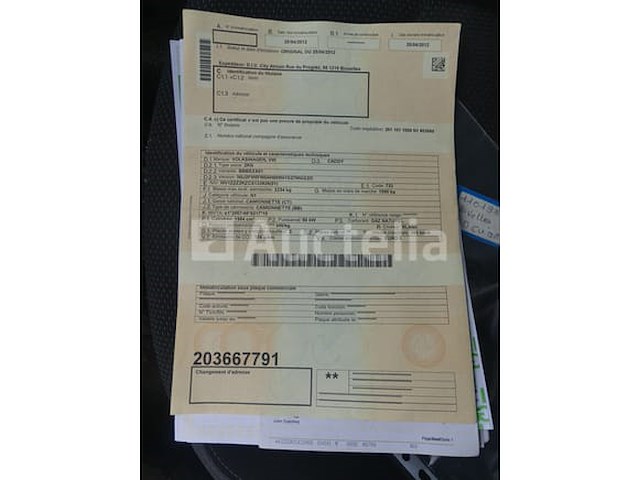 Volkswagen caddy (2012-vin:wv1zzz2kzcx133926) utility truck (voor onderdelen) - afbeelding 29 van  33
