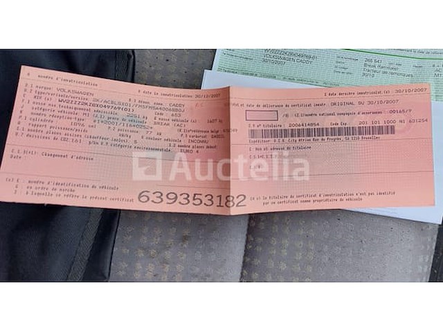 Volkswagen caddy auto (2007-vin:wv2zzz2kz8x049769) - afbeelding 3 van  7