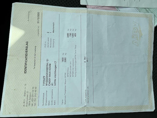 Volkswagen caddy maxi combi bedrijfswagen - afbeelding 18 van  27
