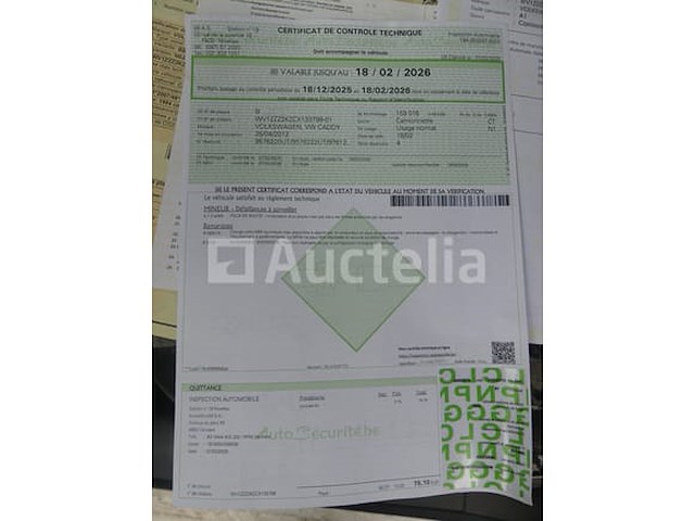 Volkswagen caddy utility truck (2012-160,865 km-vin:wv1zzz2kzcx133799) - afbeelding 18 van  27