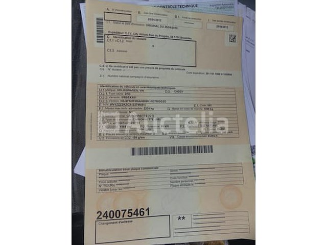 Volkswagen caddy utility truck (2012-160,865 km-vin:wv1zzz2kzcx133799) - afbeelding 20 van  27