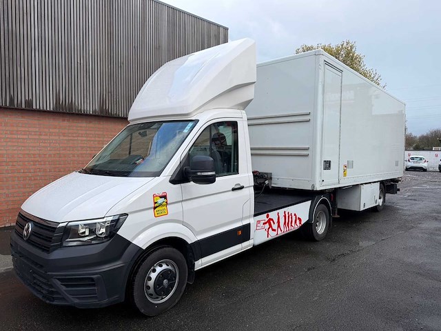 Volkswagen crafter szn1z bestelwagen met aanhangwagen - afbeelding 1 van  35