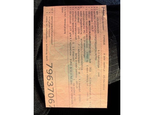 Volkswagen g golf, 2010 - afbeelding 11 van  19