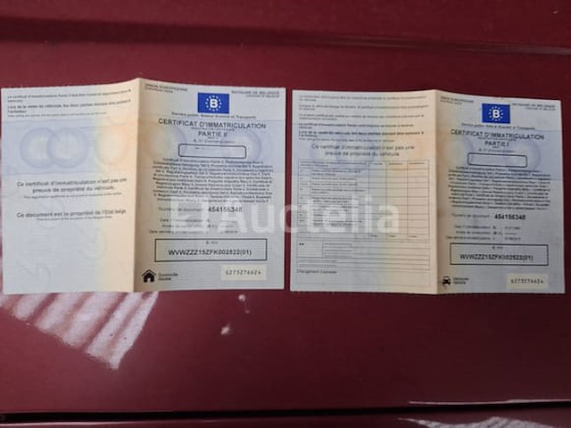 Volkswagen golf cabriolet us car (1985-vin:wvwzzz15zfk002522) - afbeelding 16 van  16