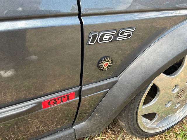 Volkswagen golf gti 16s match edition vintage auto's > 15 - afbeelding 60 van  69