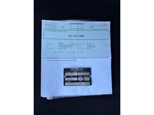 Volkswagen golf gti,1987 - afbeelding 11 van  19