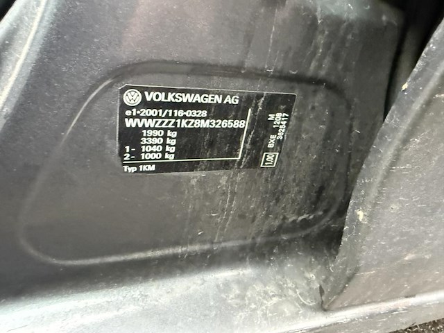 Volkswagen golf sw 1.9 tdi comfortline, 2007 - afbeelding 35 van  36