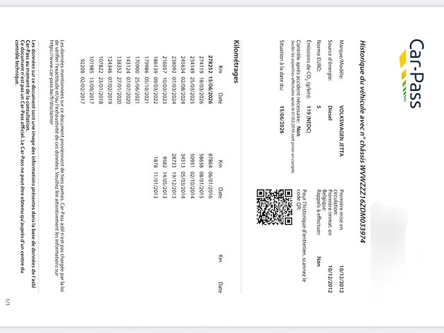 Volkswagen jetta 16 auto 2012 - afbeelding 13 van  20