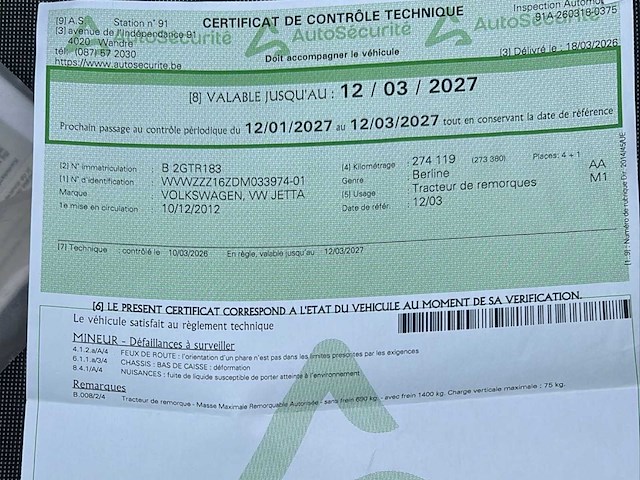 Volkswagen jetta 16 auto 2012 - afbeelding 9 van  17
