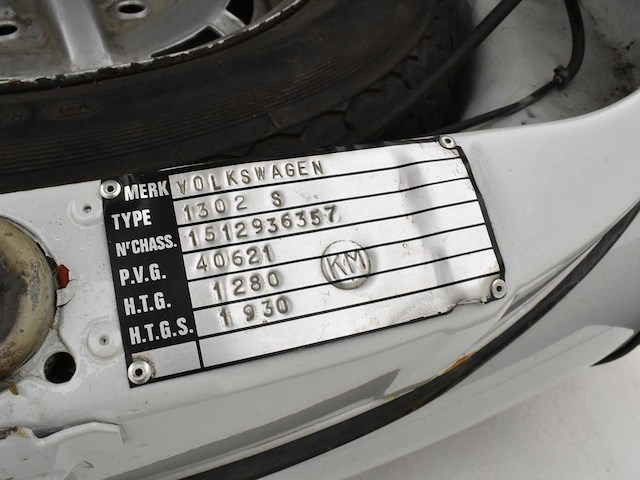 Volkswagen kever cabrio 1302s - afbeelding 26 van  57