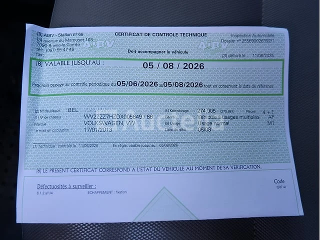 Volkswagen kombi (2013-279,327 km) - afbeelding 48 van  61