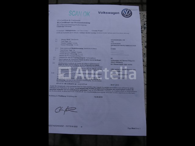 Volkswagen kombi pick-up (2015-vin:wv2zzz7hzgh03597) - afbeelding 32 van  42