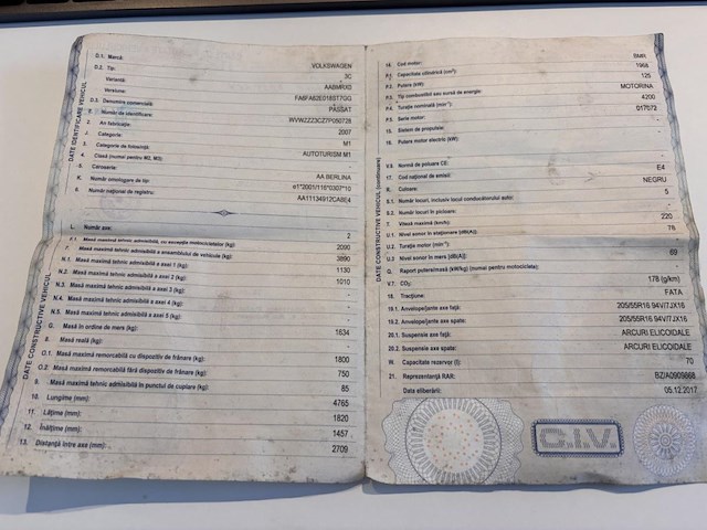 Volkswagen passat, 2017 - afbeelding 12 van  13