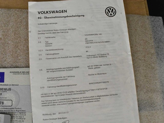 Volkswagen polo 2017 - afbeelding 36 van  46