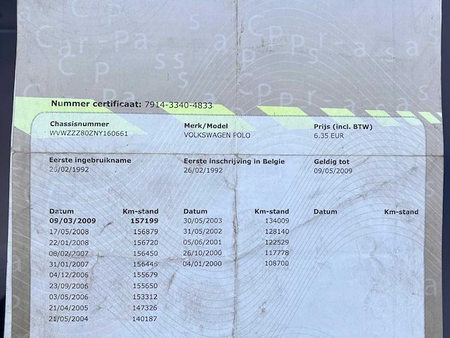 Volkswagen polo oldtimer - afbeelding 20 van  29