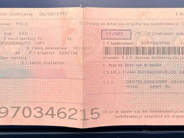 Volkswagen polo oldtimer - afbeelding 8 van  17