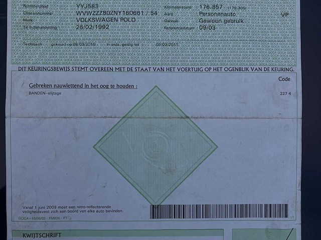 Volkswagen polo oldtimer - afbeelding 10 van  17