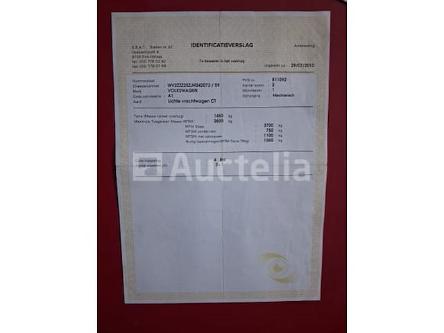 Volkswagen t3 bestelwagen (1987-44.000 km-vin:wv2zzz25zjh042073) - afbeelding 16 van  21