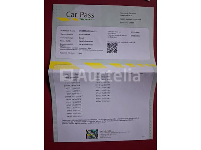 Volkswagen t3 bestelwagen (1987-44.000 km-vin:wv2zzz25zjh042073) - afbeelding 17 van  21