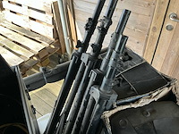 Volledig uitgeruste muziek installatie (mengpaneel + 4x box op statief) - afbeelding 5 van  7