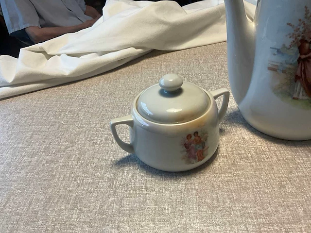 Volledig victoria vintage koffie/thee servies - afbeelding 7 van  12