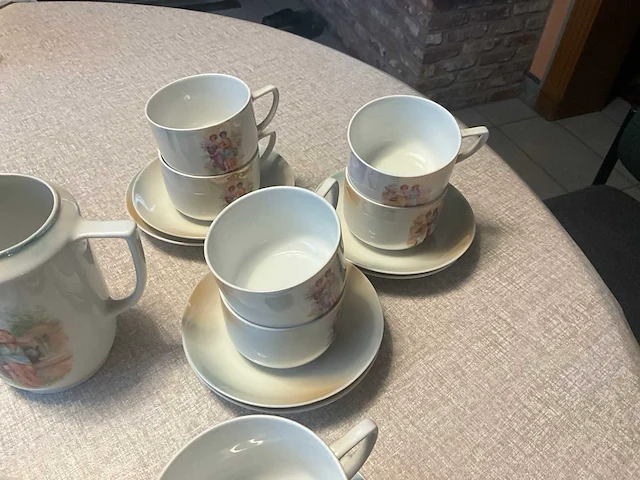 Volledig victoria vintage koffie/thee servies - afbeelding 12 van  12
