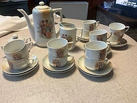 Volledig victoria vintage koffie/thee servies