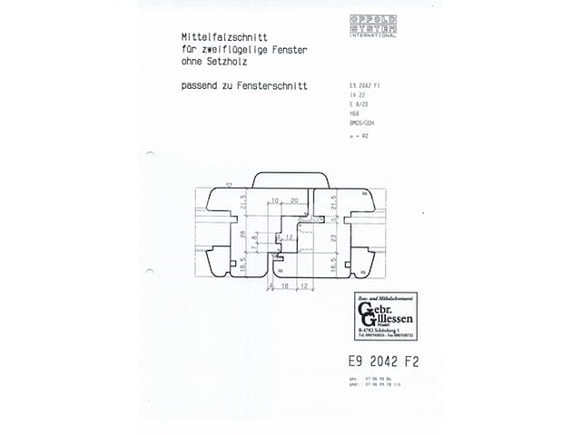 Volledige gereedschapsbewerking voor de productie van iv68mm houten ramen - afbeelding 2 van  9