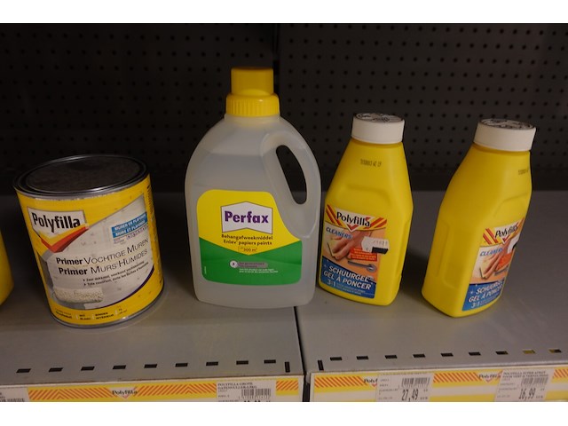 Volledige inhoud rek assortiment polyfilla - afbeelding 6 van  7