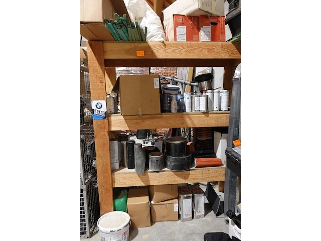 Volledige inhoud rek dakdekkers toebehoren - afbeelding 1 van  7