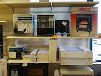 Volledige inhoud rek diverse kachels