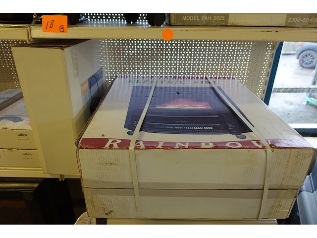 Volledige inhoud rek diverse kachels - afbeelding 5 van  7