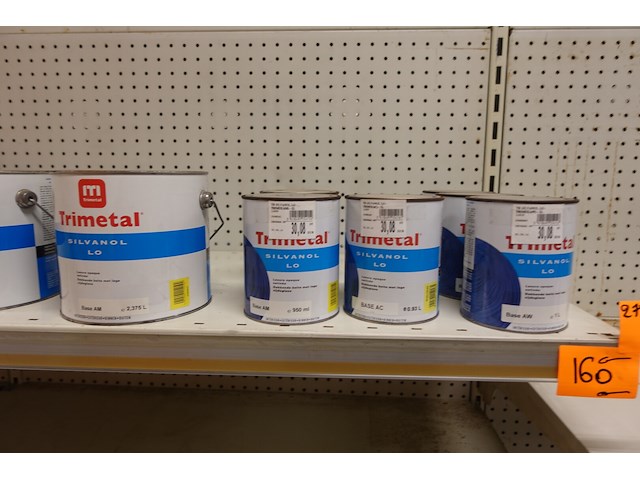 Volledige inhoud rek diverse verven - afbeelding 6 van  13