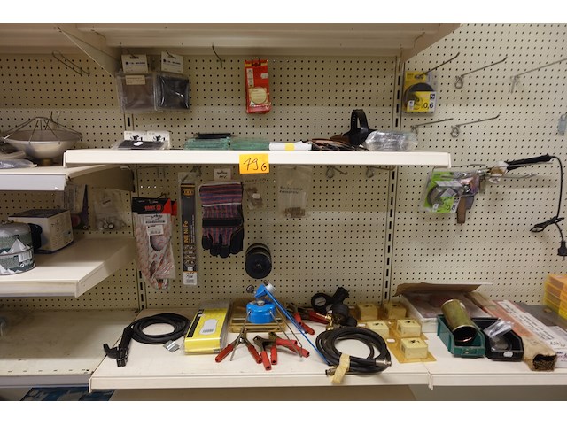 Volledige inhoud rek las toebehoren - afbeelding 1 van  5