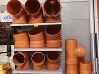 Volledige inhoud rek pvc bochten