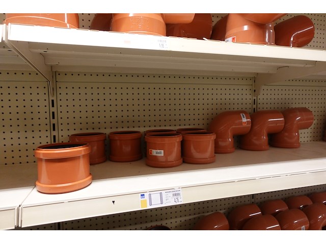 Volledige inhoud rek pvc koppelstukken - afbeelding 18 van  19