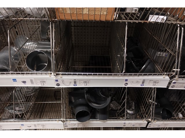 Volledige inhoud rek pvc koppelstukken - afbeelding 4 van  17