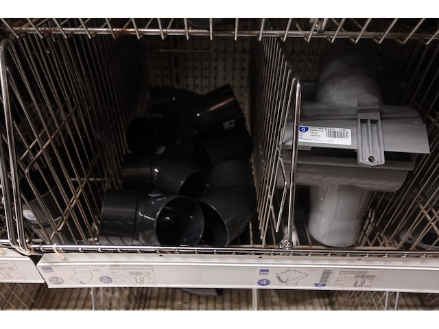 Volledige inhoud rek pvc koppelstukken - afbeelding 6 van  17