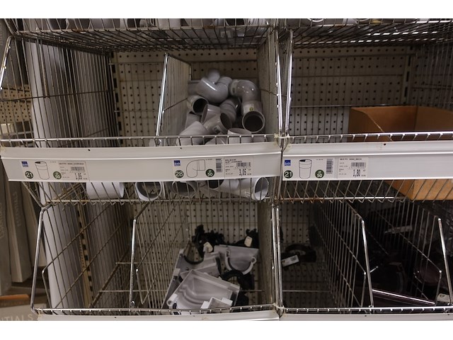 Volledige inhoud rek pvc koppelstukken - afbeelding 14 van  17