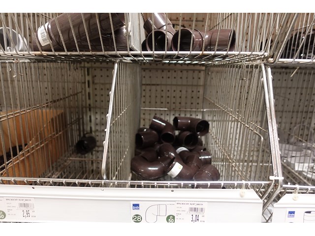 Volledige inhoud rek pvc koppelstukken - afbeelding 15 van  17