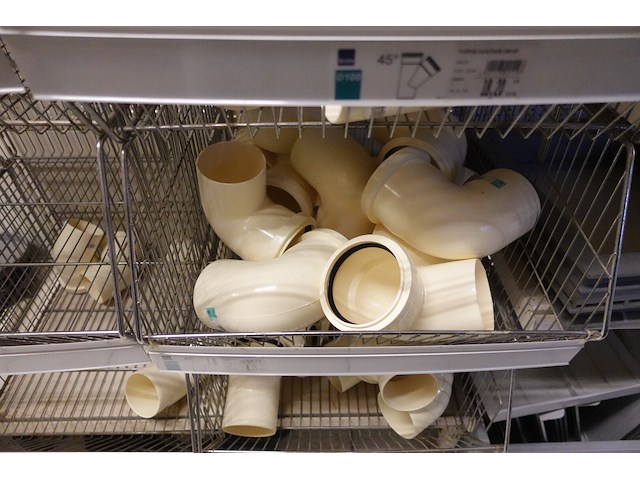 Volledige inhoud rek pvc toebehoren - afbeelding 3 van  25