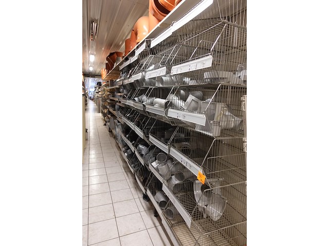 Volledige inhoud rek pvc toebehoren - afbeelding 1 van  25