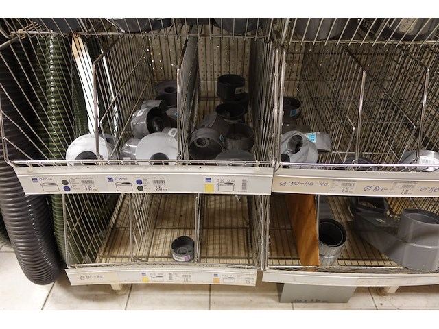 Volledige inhoud rek pvc toebehoren - afbeelding 22 van  25