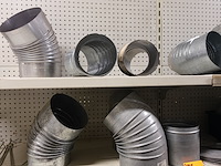 Volledige inhoud rek rvs kanalen/bochten - afbeelding 3 van  26