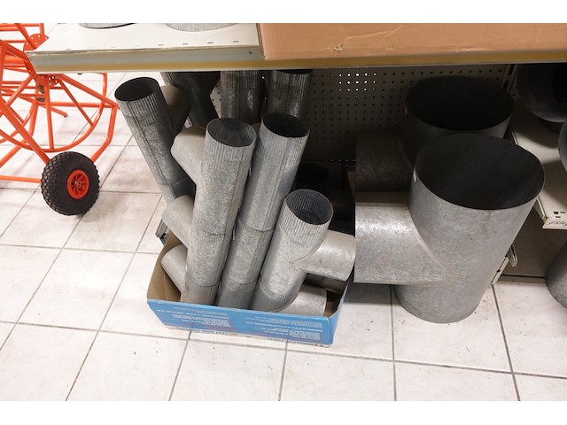 Volledige inhoud rek rvs kanalen/bochten - afbeelding 8 van  26