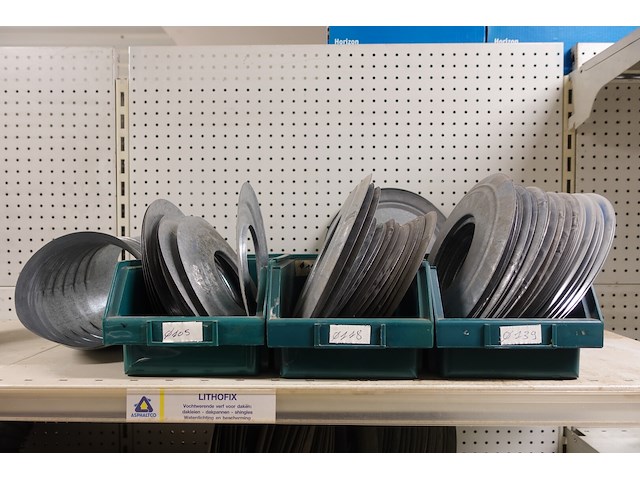Volledige inhoud rek rvs kanalen/bochten - afbeelding 24 van  26