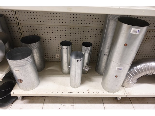 Volledige inhoud rek rvs kanalen/bochten - afbeelding 26 van  26