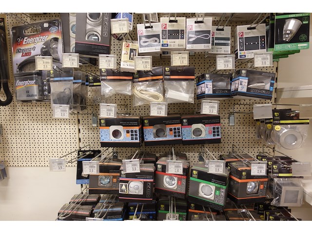 Volledige inhoud rek verlichting toebehoren - afbeelding 2 van  26