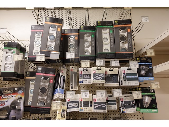 Volledige inhoud rek verlichting toebehoren - afbeelding 26 van  26